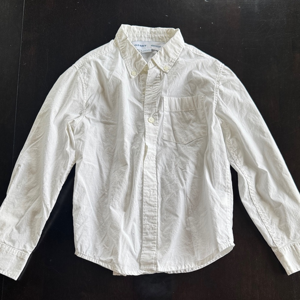 Old Navy Kids White Button Down Shirt